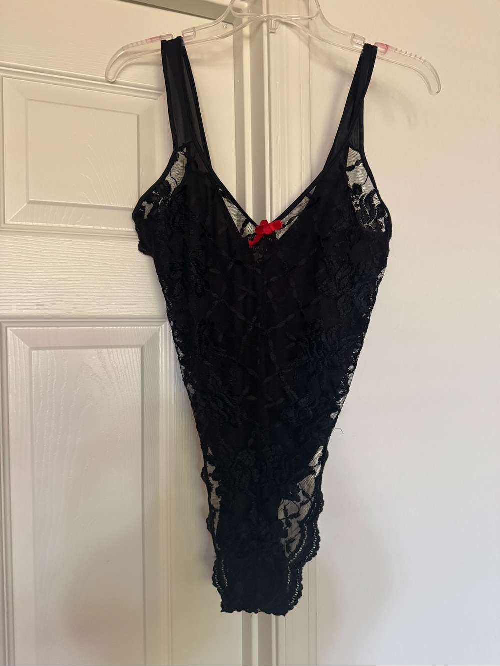 Lady Cameo Size M Intimate Black Lace Sheer Chemise Sexy Lingerie Women Vtg